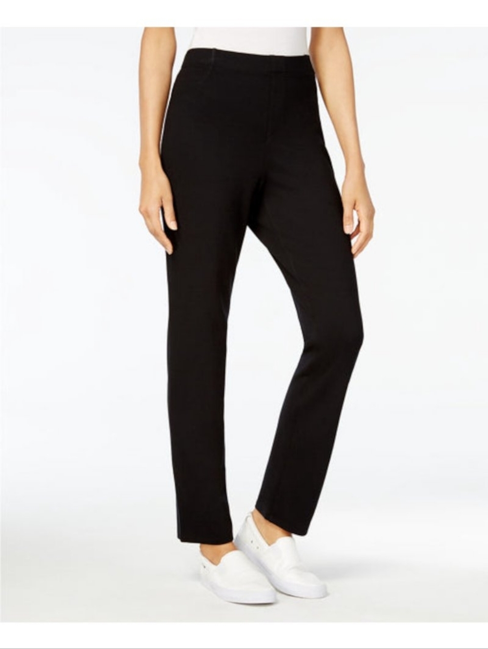 Karen ScottSport Pull-On Straight-Leg Pants